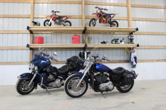 Motorcycle-storage-with-Post-Rack